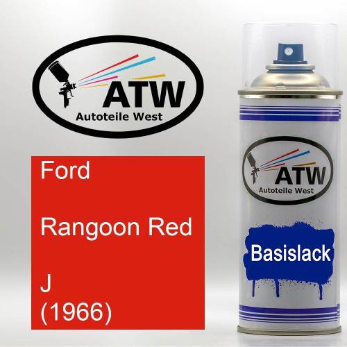 Ford, Rangoon Red, J (1966): 400ml Sprühdose, von ATW Autoteile West.